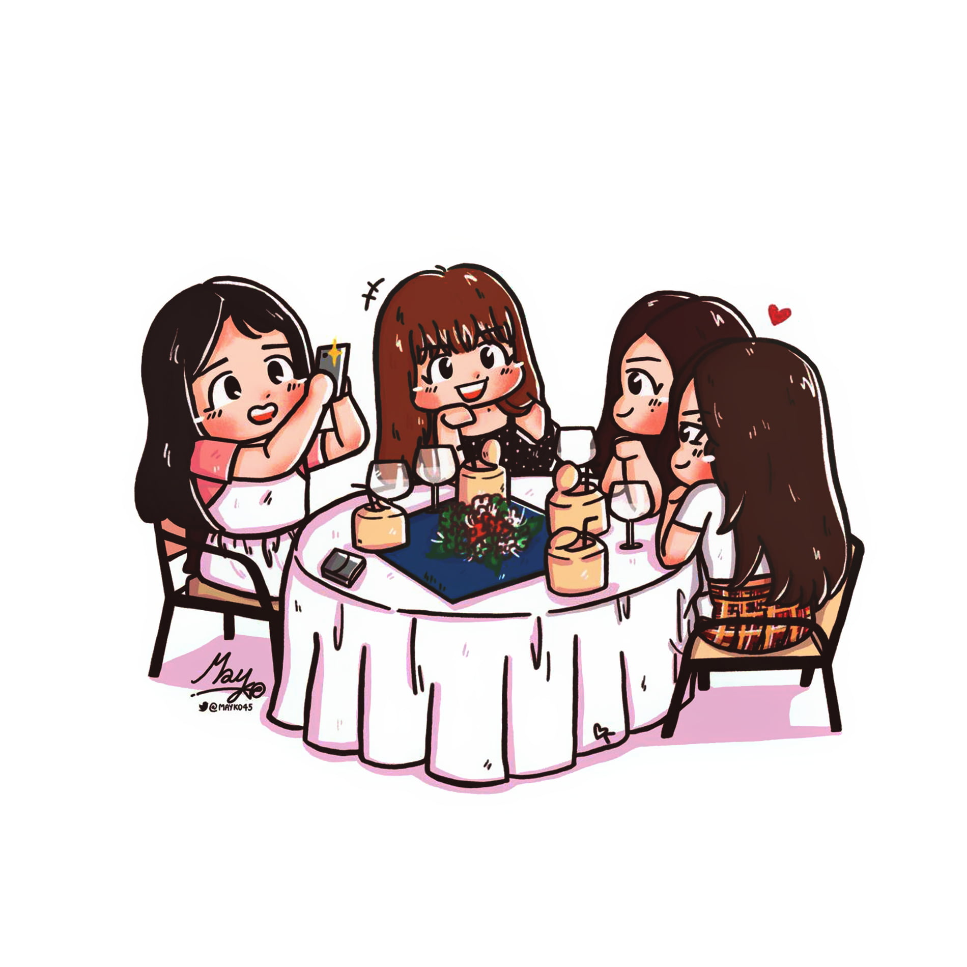 Ảnh nền BlackPink chibi