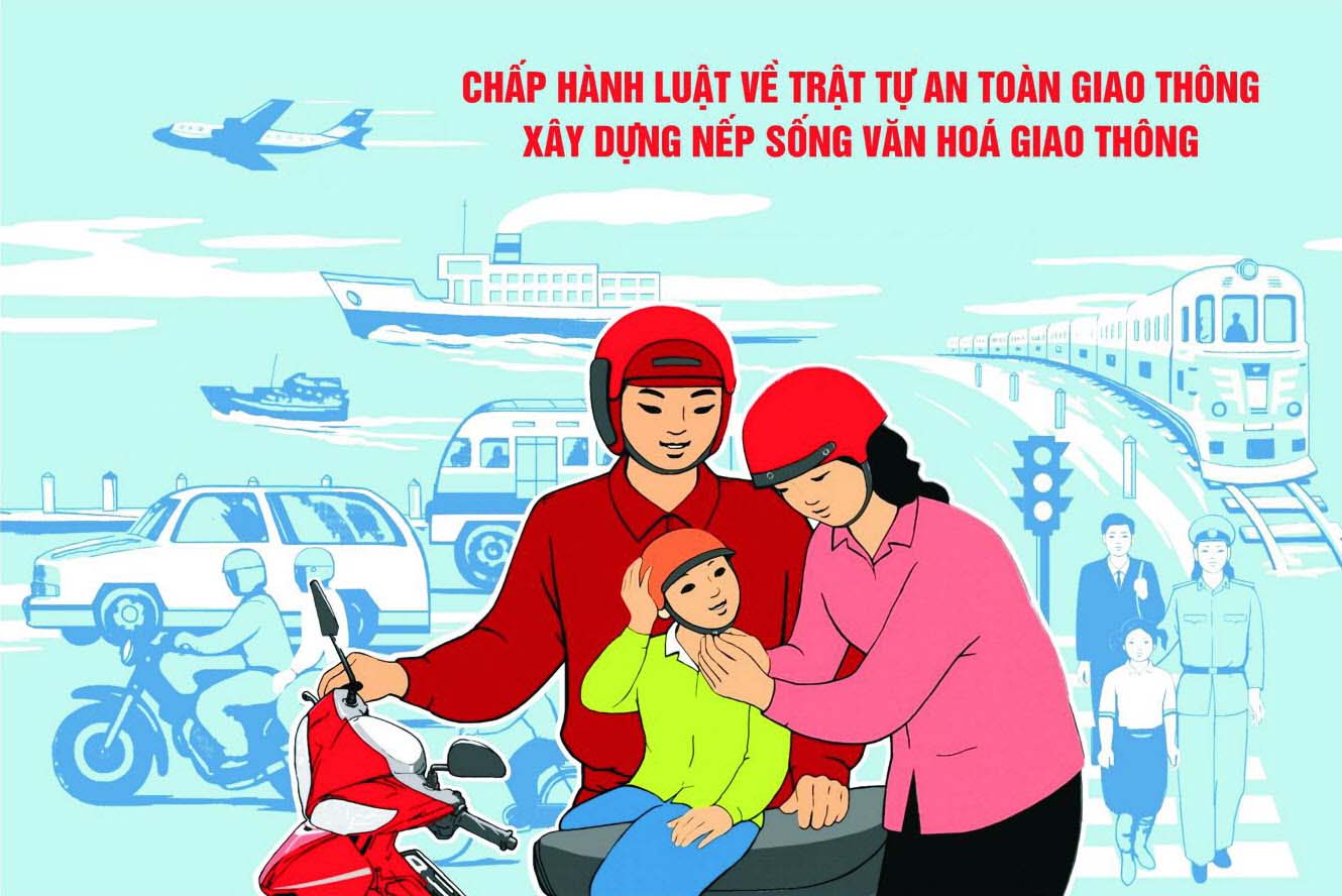 Ảnh tranh vẽ an toàn giao thông đẹp nhất