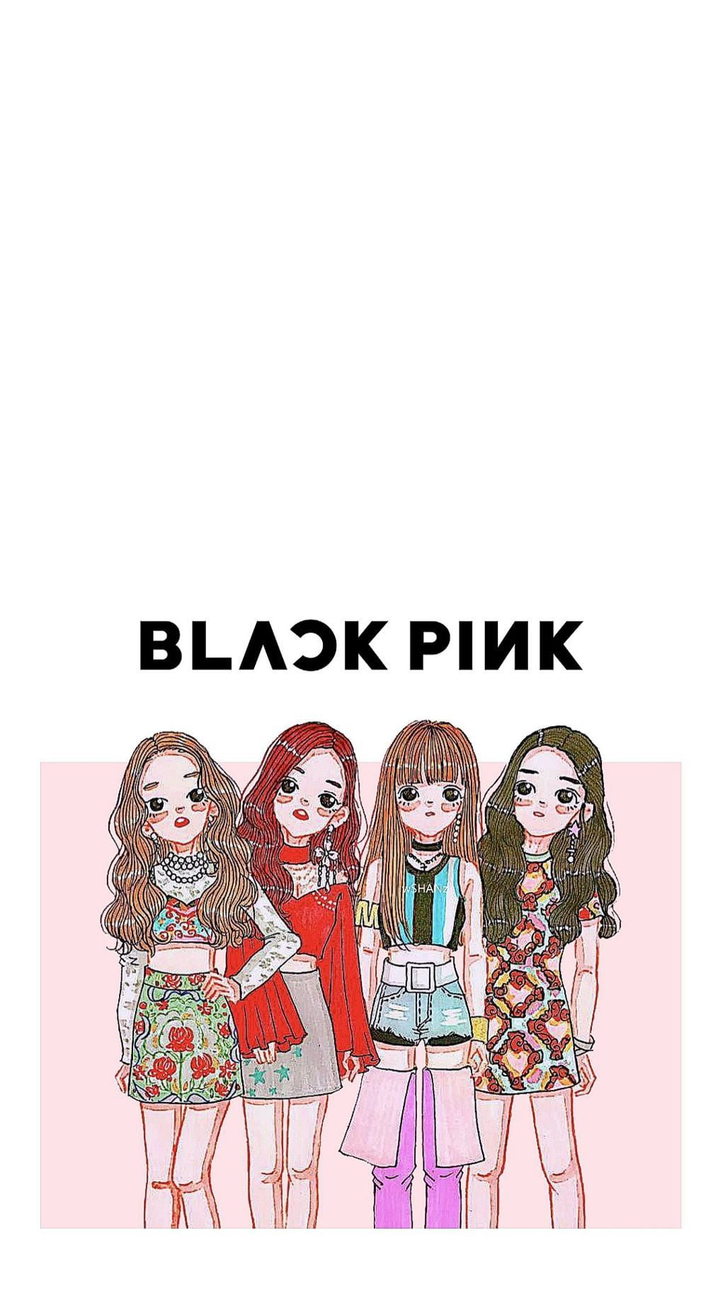 Hình nền BlackPink chibi chất nhất