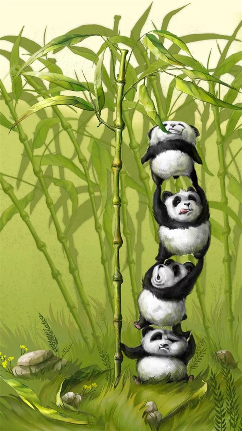Hình nền Gấu Trúc chibi