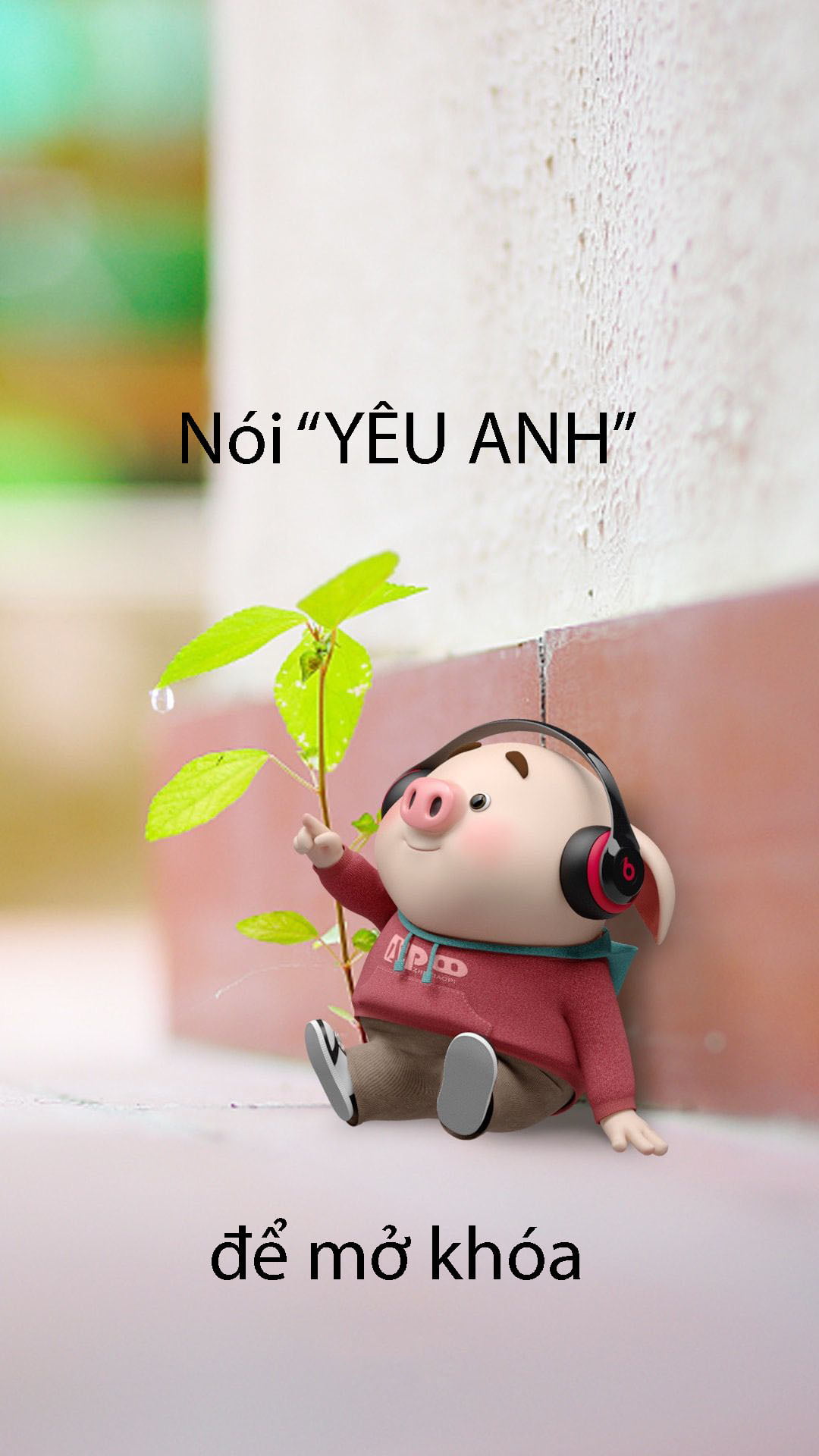 Hình nền cute có chữ ngầu